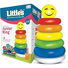 Little's Junior Ring | Stacking Toys for Kids | 6 rings Multi-Colour Kids Toys