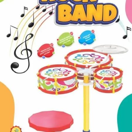 All-in-One Music Kit with Drums & Percussion Instruments