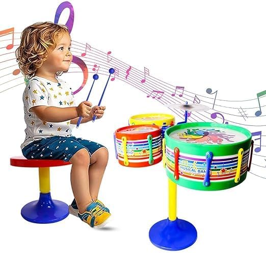 All-in-One Music Kit with Drums & Percussion Instruments - Image 2
