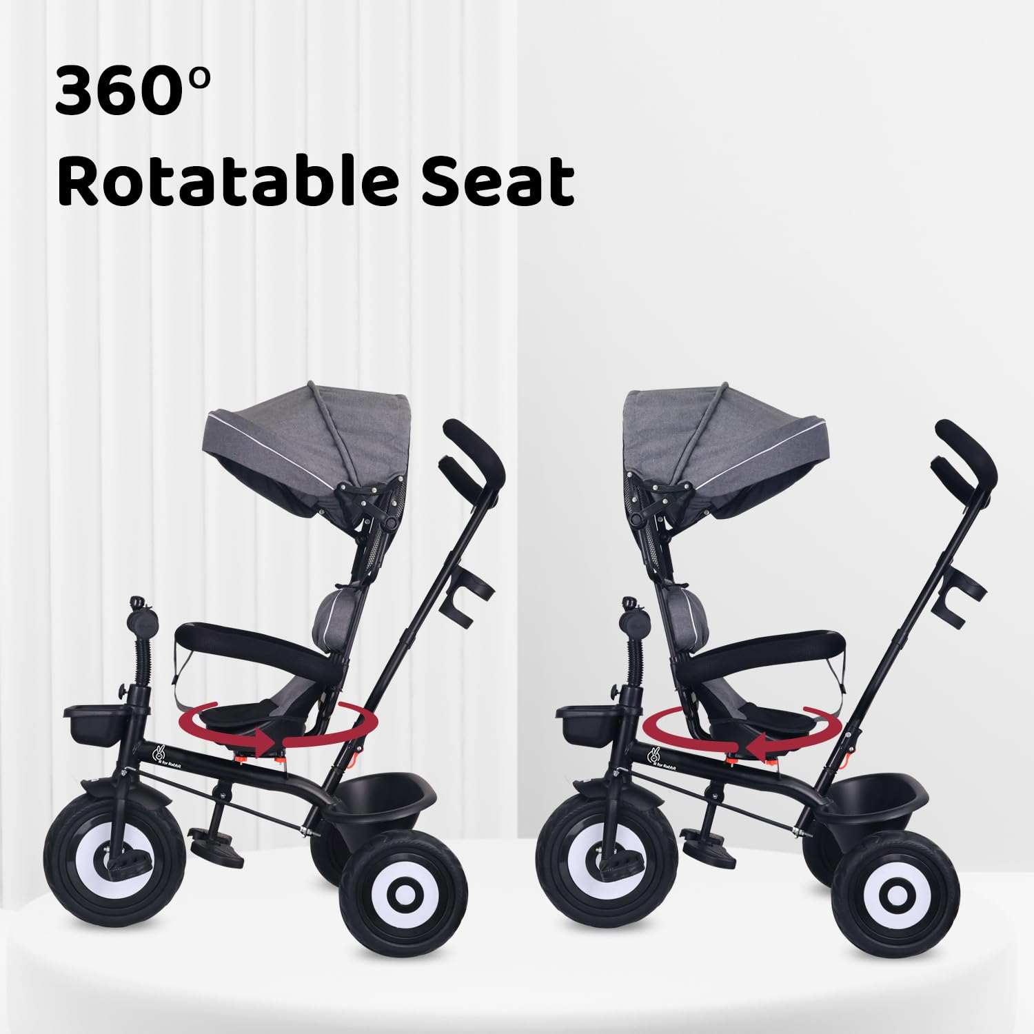 R for Rabbit Tiny Toes T40 Ace Tricycles for Kids with Premium EVA Wheels - Image 2