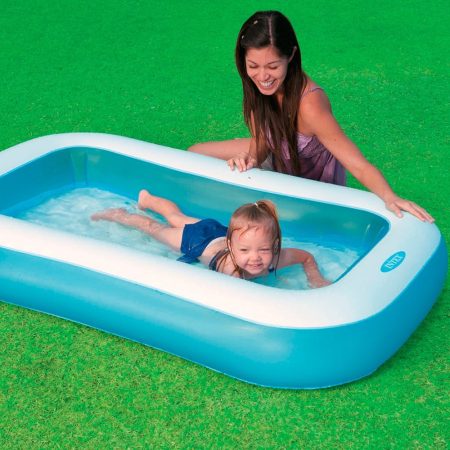 Intex Soft Inflatable Rectangular Swimming Pool 57403