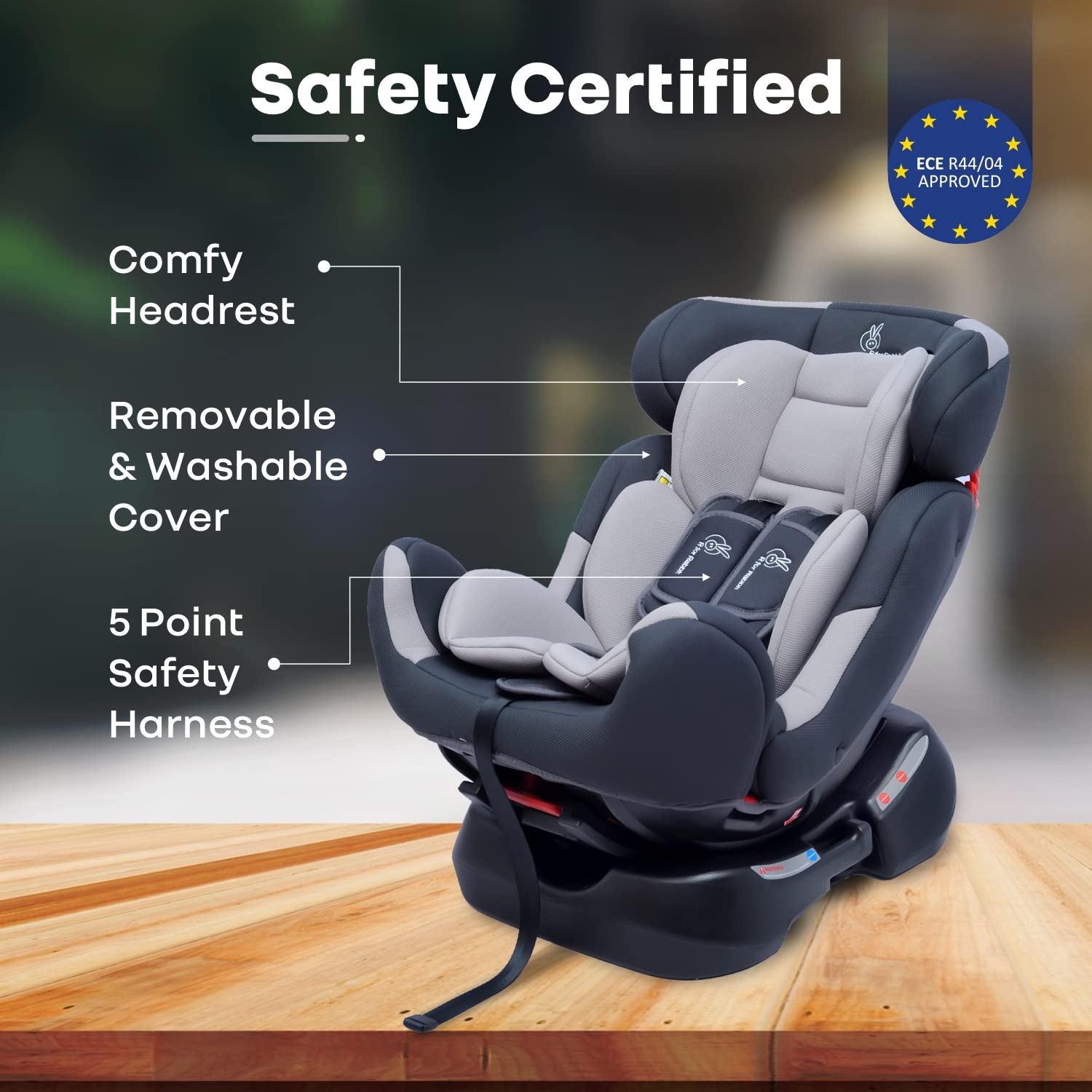 R for Rabbit Convertible Baby Car Seat Jack N Jill Grand - Image 2