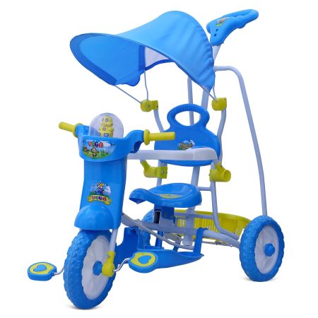 Dash Vega Kids Musical Cartoon Tricycle with Rear Storage Basket,
