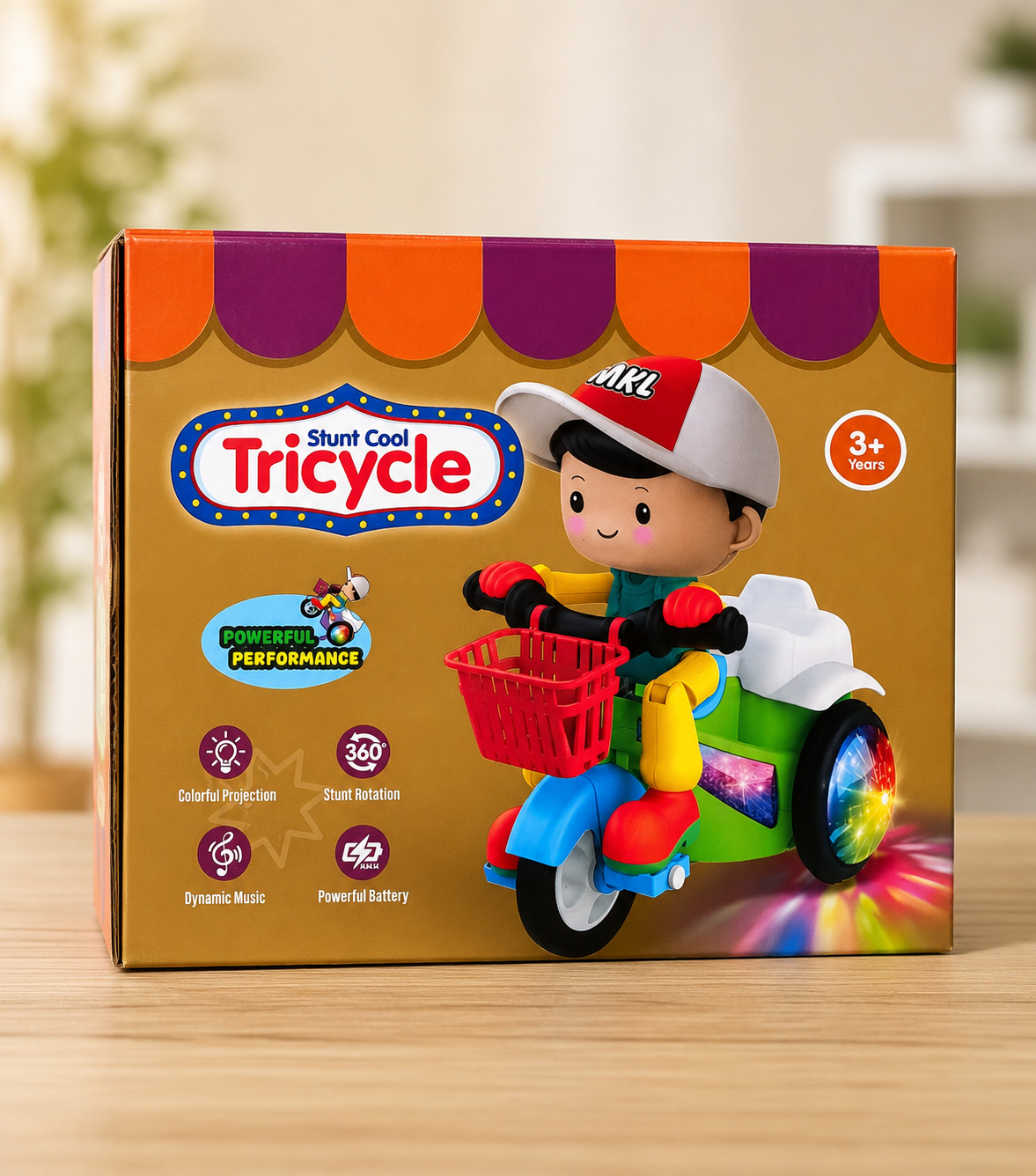 Stunt Cool Tricycle Toy