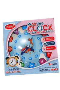 Wooden Clock Learning Toy