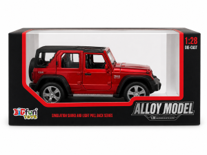 Alloy Model 1:28 Die-Cast SUV Toy Car
