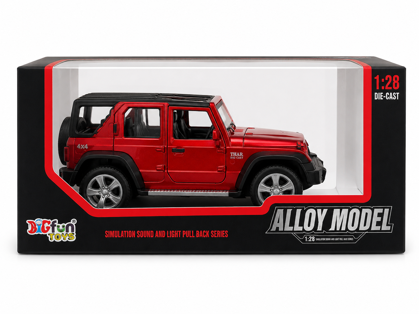 Alloy Model 1:28 Die-Cast SUV Toy Car