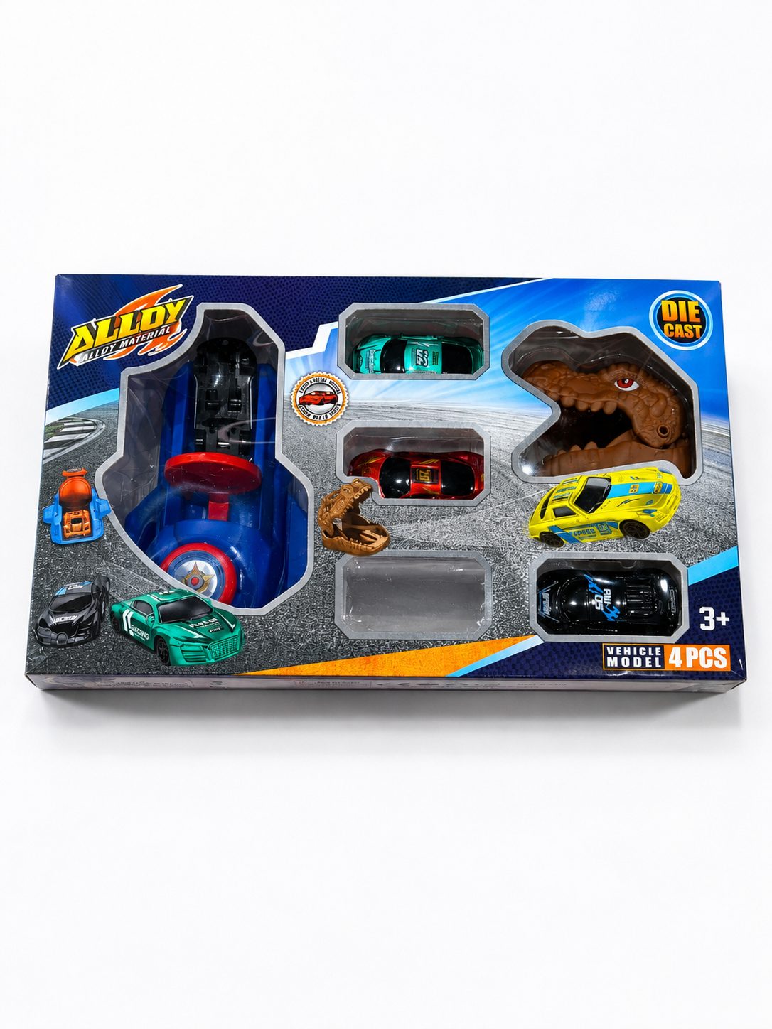 Die-Cast Vehicle Model Play Set (4 PCS)