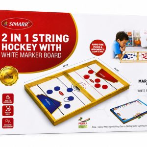 2-in-1 String Hockey with White Marker Board