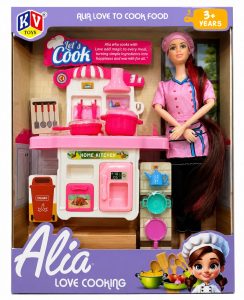 Alia Love Cooking Kitchen Doll Play Set