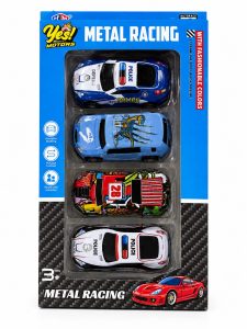 Metal Racing Toy Car Set