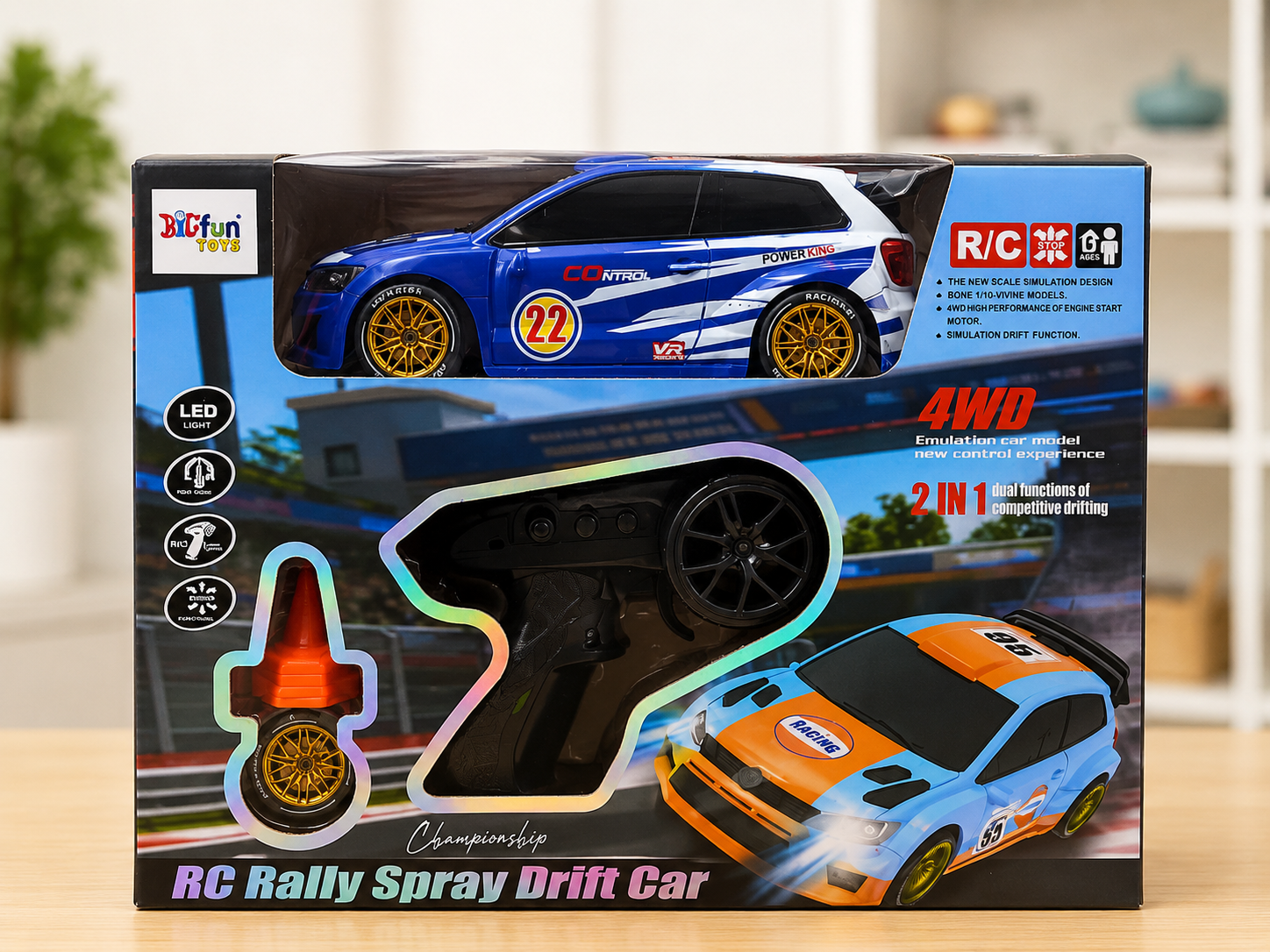 RC Rally Spray Drift Car